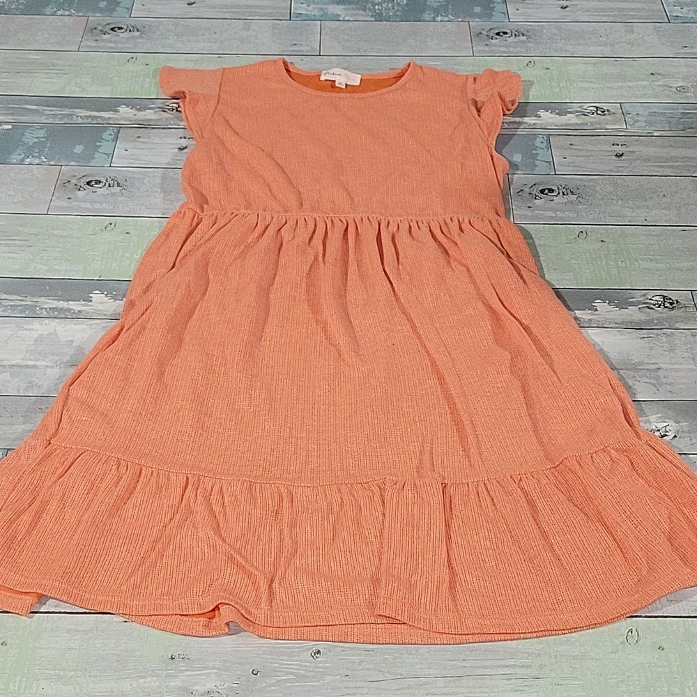 Perfect Peach Orange Dress sz Medium